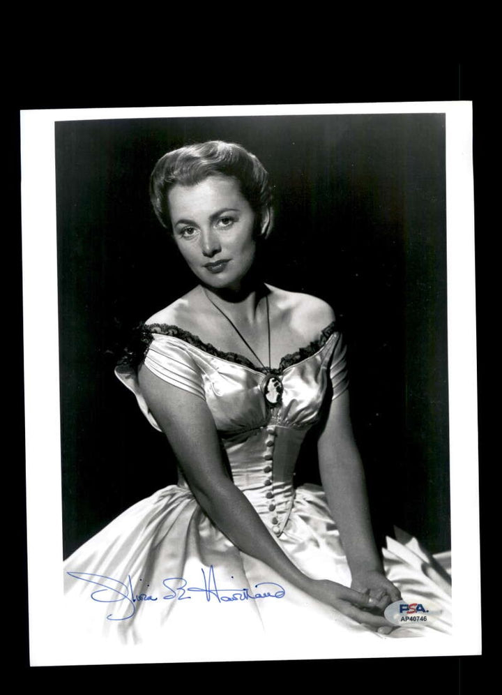 Olivia de Havilland PSA DNA Coa Signed 8x10 Photo Autograph Gone With The Wind