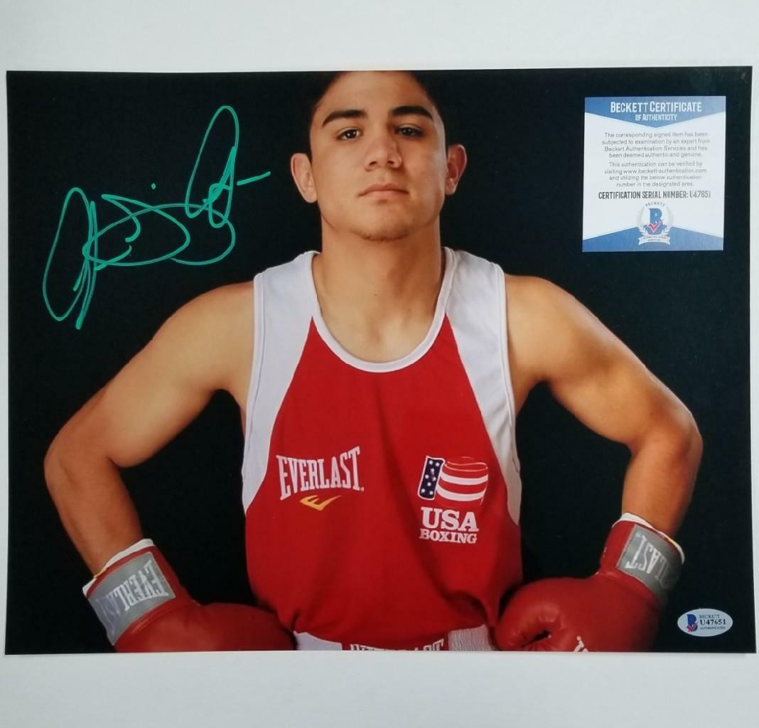 Joseph Diaz Jr. signed 11x14 Photo WBC Boxing Autograph ~ Beckett BAS COA