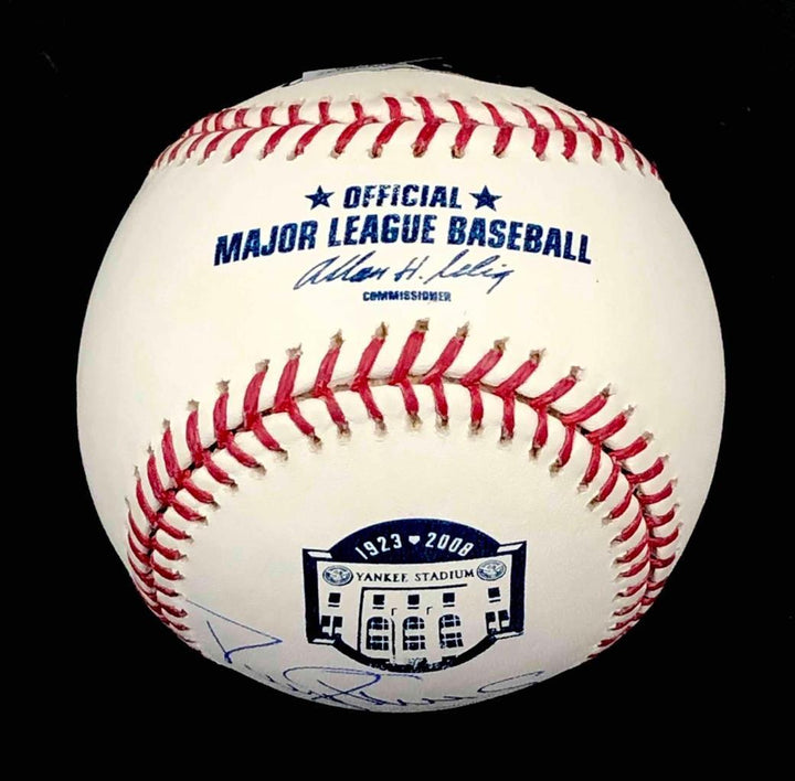 Darryl Strawberry autograph signed Yankee Stadium Baseball BAS Beckett Witness