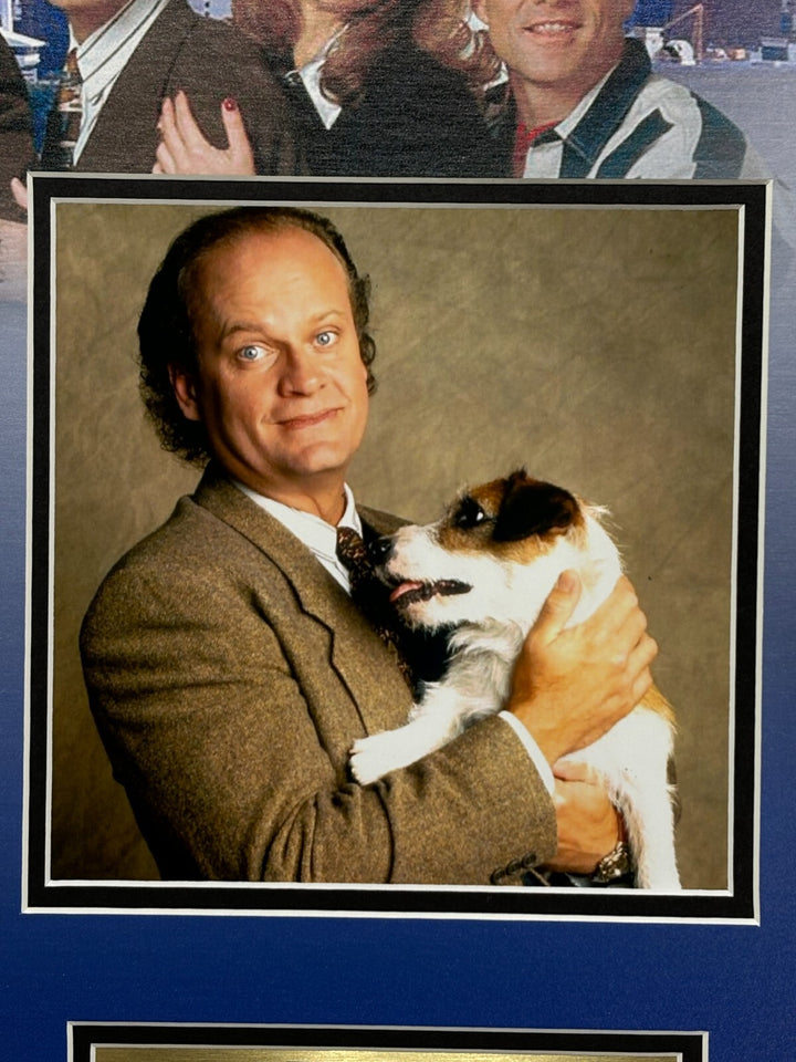 Kelsey Grammer Autographed Script Frasier Framed Collage BAS COA Photo Signed
