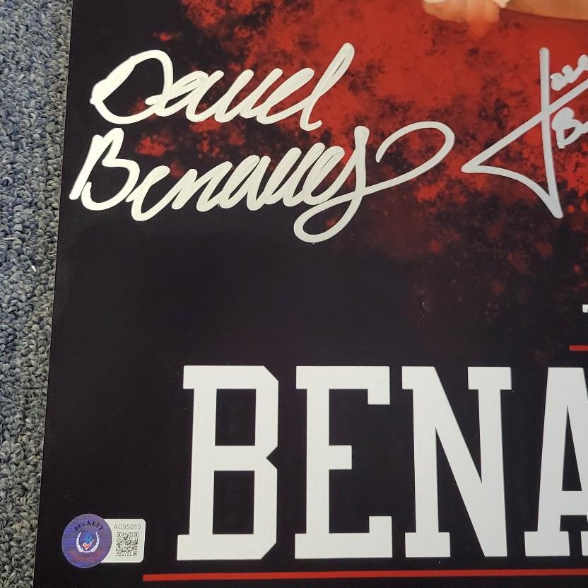 David Benavidez ~ Jose Benavidez Jr. & Sr. Team signed 16x20 photo ~ Beckett BAS