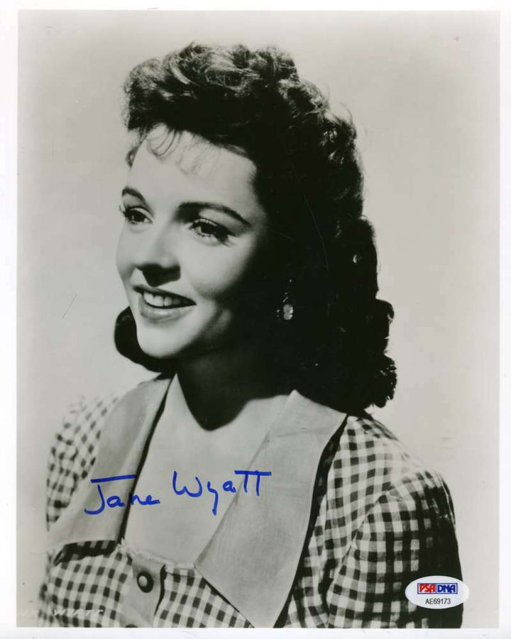 Jane Wyatt Psa Dna Hand Signed 8x10 Photo Original Autograph