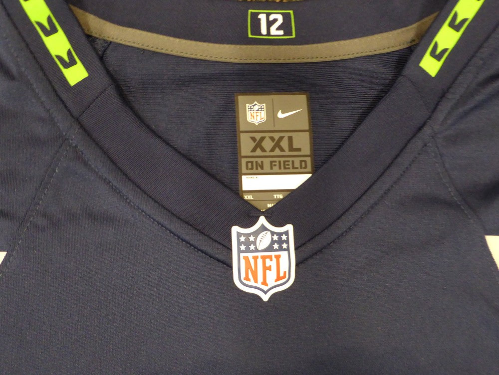 Seattle Seahawks Shaquem Griffin Signed Blue Nike Jersey Size XXL MCS Holo