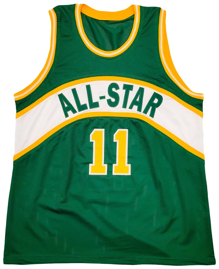 Seattle Supersonics Detlef Schrempf Signed Green Jersey MCS Holo