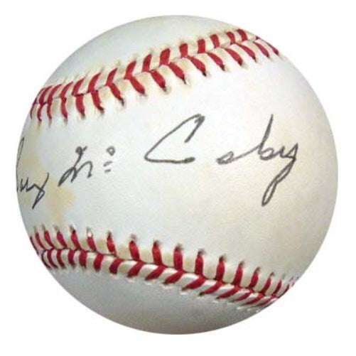 Barney McCosky Signed AL Baseball Detroit Tigers, Oakland A's PSA/DNA