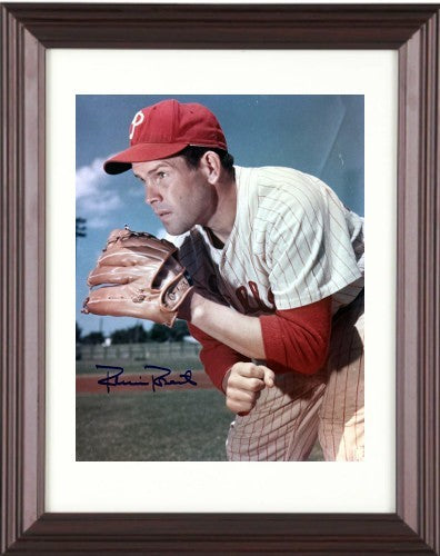 Robin Roberts signed Philadelphia Phillies MLB 8x10 Photo imperfect Framed - COA