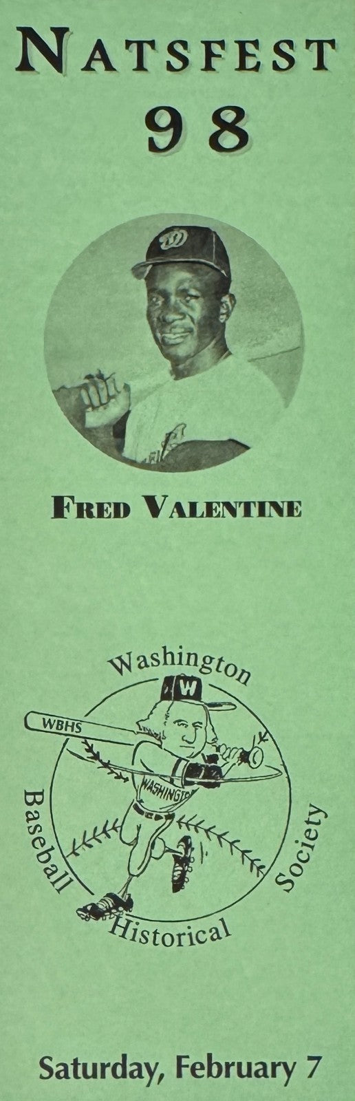 Fred Valentine signed Washington Senators B&W 8x10 Photo Framed-COA/Show Ticket