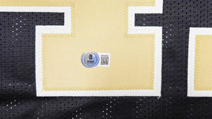 New Orleans Saints Alvin Kamara Signed Black Jersey Beckett Witness