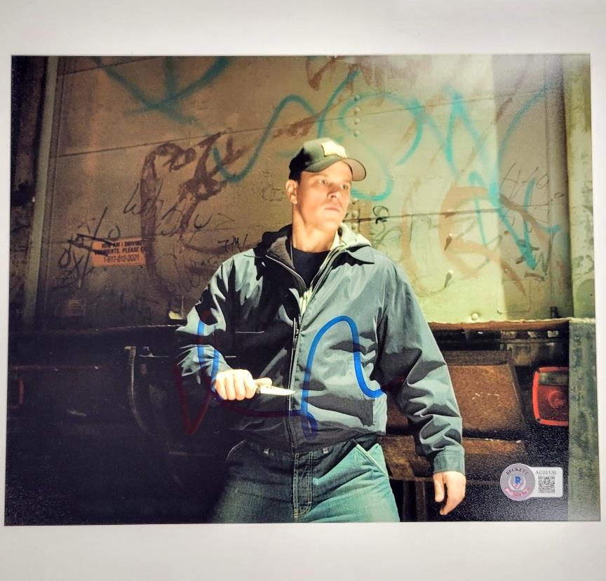 Matt Damon signed The Departed 8x10 photo autograph Beckett BAS *Blemished*
