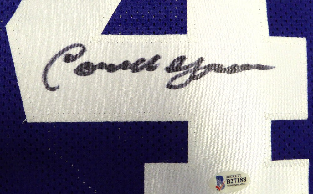 Dallas Cowboys Cornell Green Autographed Signed Blue Jersey Beckett BAS