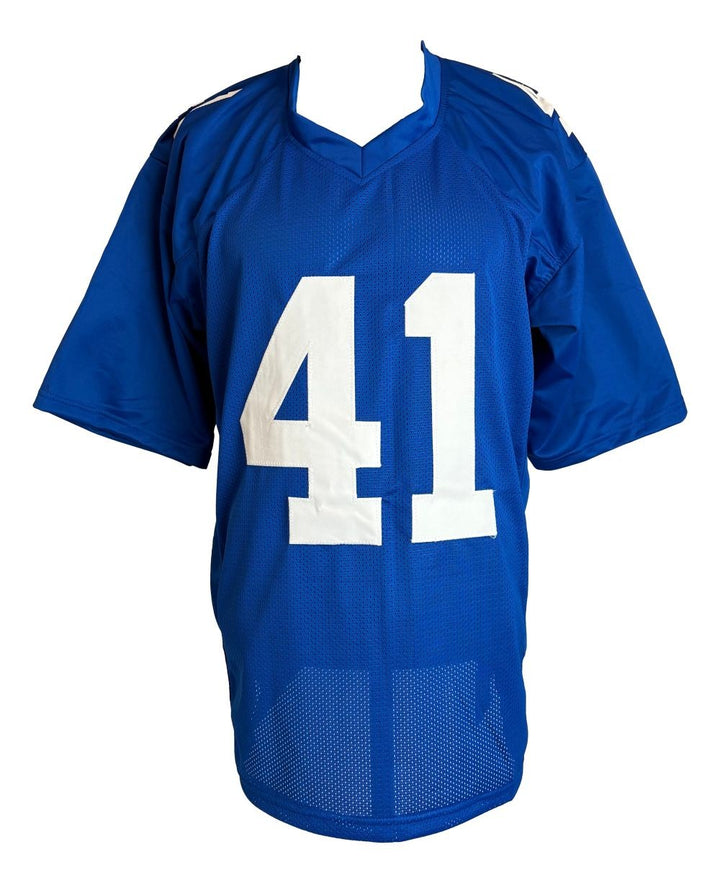 Dominique Rodgers-Cromartie New York Signed Blue Football Jersey JSA Hologram