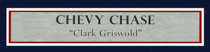 Chevy Chase Signed Framed 11x17 Christmas Vacation Poster Clark Griswold BAS QR