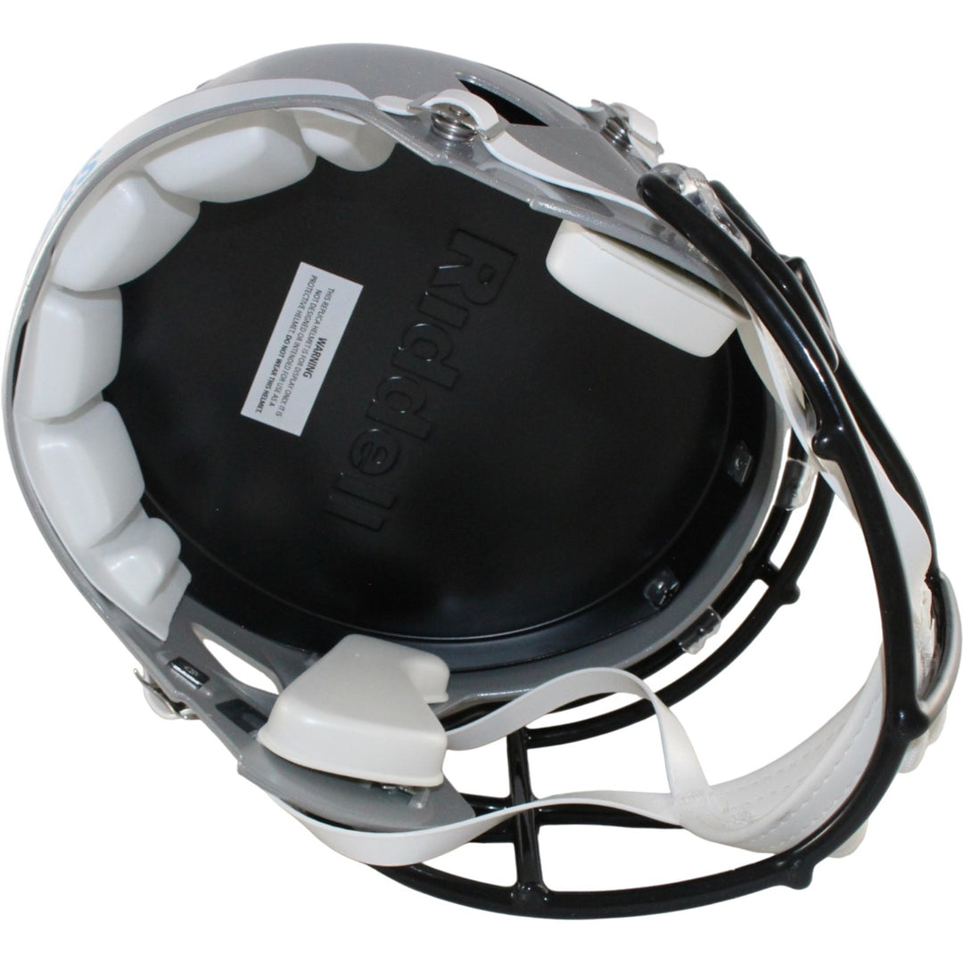 Luke Kuechly Autographed Carolina Panthers F/S Helmet Beckett Witness 56868