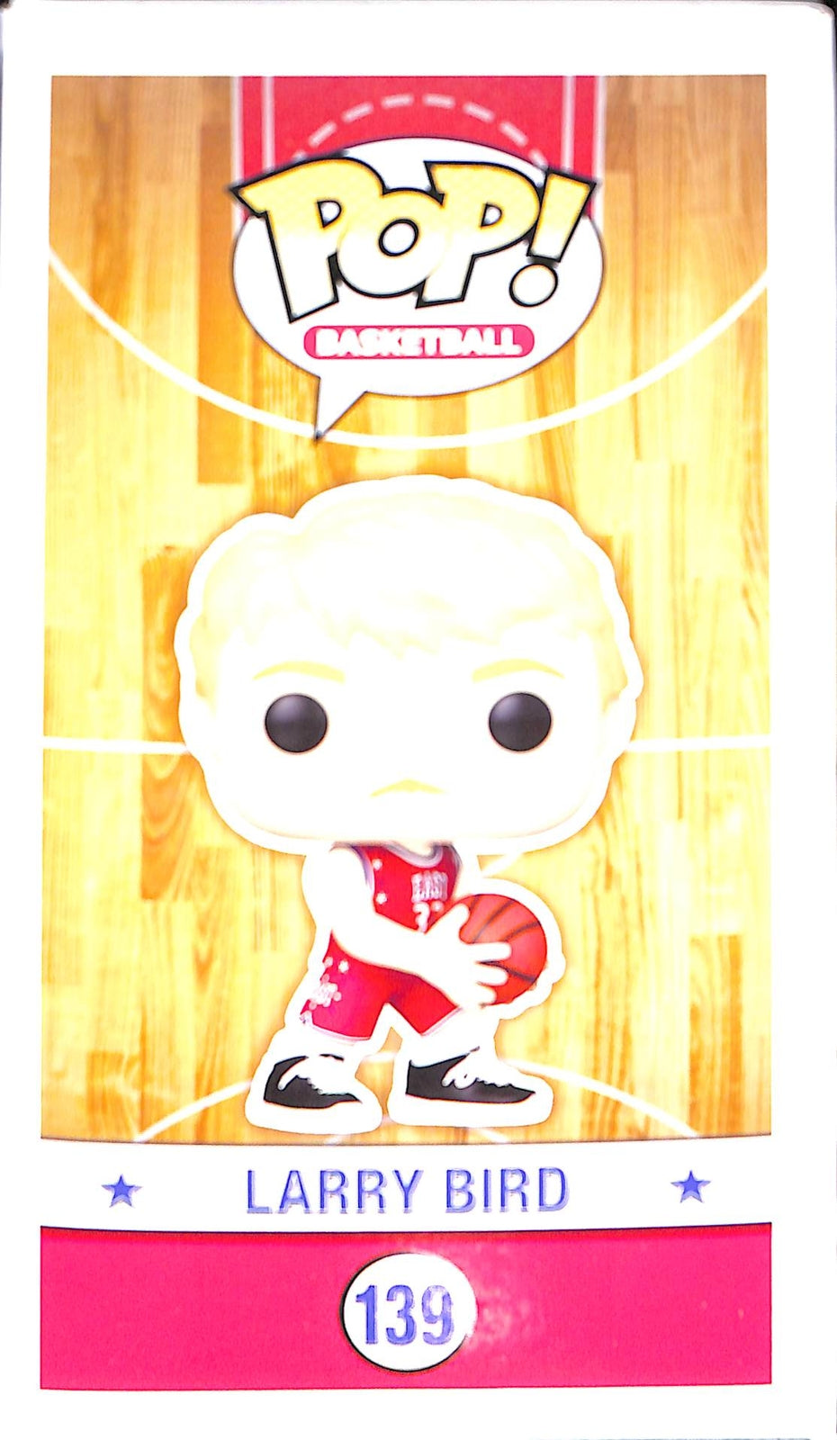 Larry Bird Autographed/Signed Funko Pop! All Star #139 Beckett 42037
