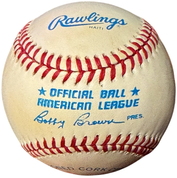 Mark McGwire/Jose Canseco/Walt Weiss signed Rawlings OFC AL Baseball-BAS A's ROY
