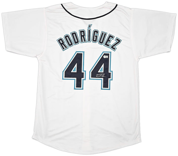 Seattle Mariners Julio Rodriguez Signed White Jersey Beckett