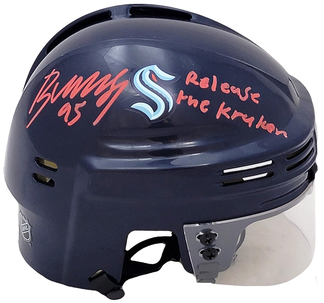Andre Burakovsky Auto Seattle Kraken Mini Helmet Release The Kraken Fanatics