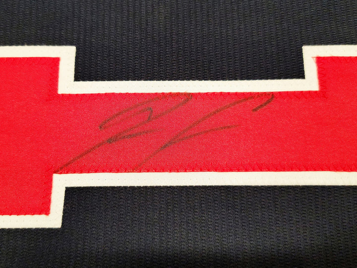 Atlanta Braves Ronald Acuna Jr. Autographed Signed Blue Nike Jersey Size XL JSA