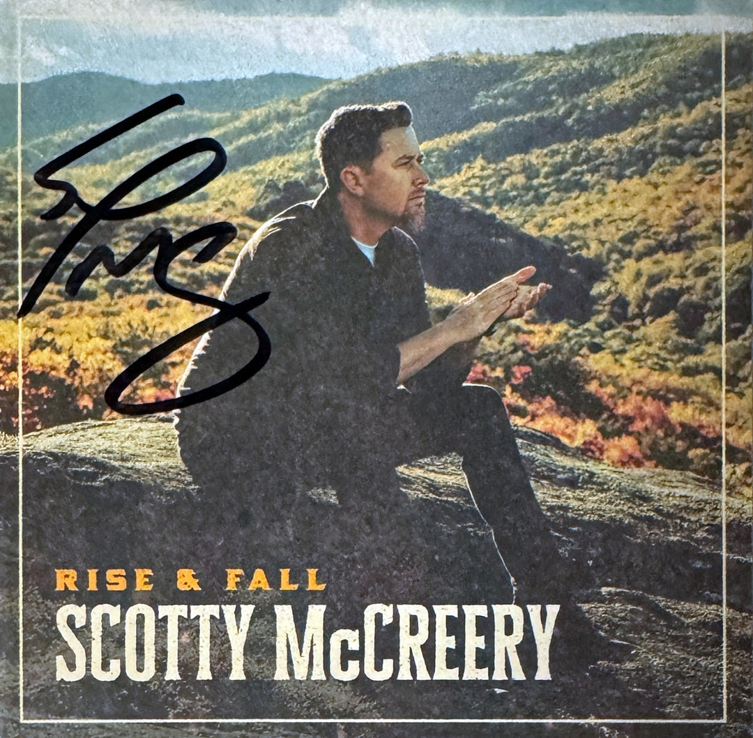 Scotty McCreery signed 2024 Rise & Fall Album Cover Booklet w/ CD Framed - COA