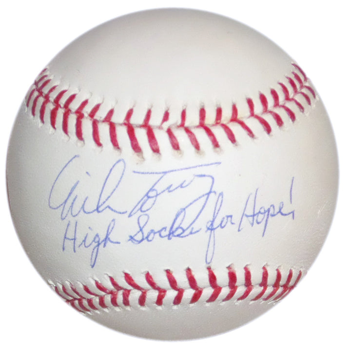 MIKE TORREZ SIGNED HIGH SOCKS FOR HOPE NY YANKEES DAVID ROBERTSON FNDTN BASEBALL