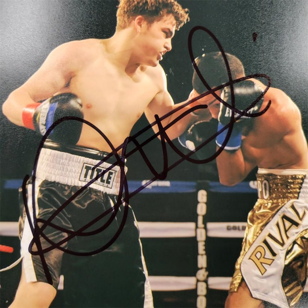 Oscar Duarte signed Boxing 8x10 photo #4 autograph ~ Beckett BAS Holo