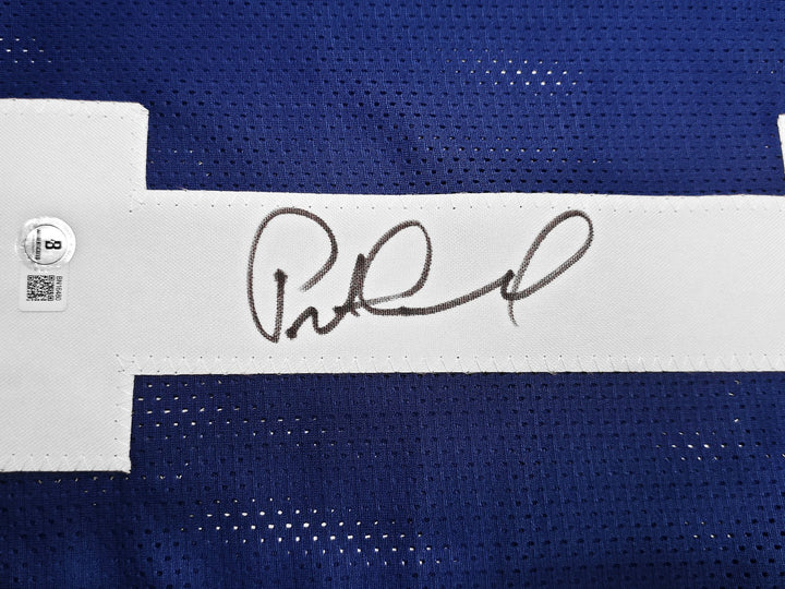 Seattle Seahawks Pete Carroll Signed Blue Jersey Beckett