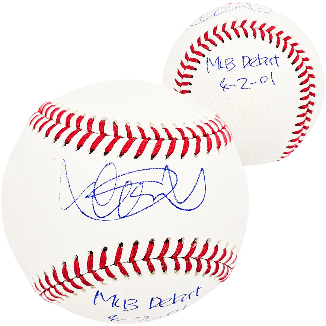 Ichiro Suzuki Signed MLB Baseball Seattle Mariners "MLB Debut 4-2-01" IS Holo