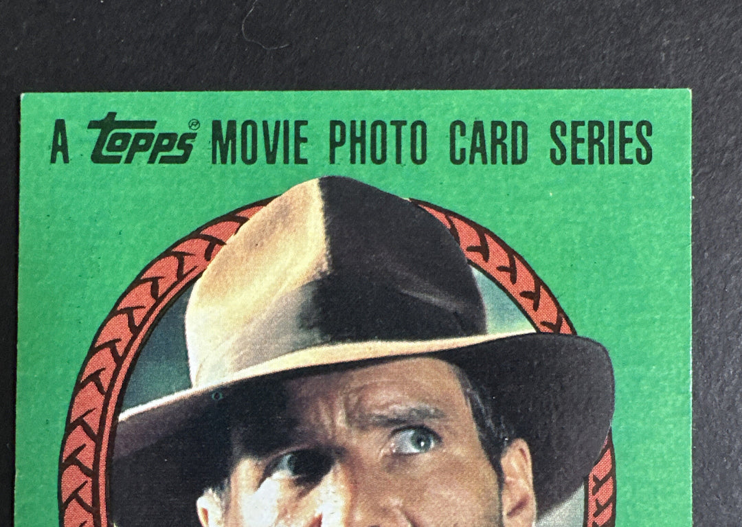 1981 TOPPS RAIDERS OF THE LOST ARK CARD HARRISON FORD #1 Mint Indiana Jones