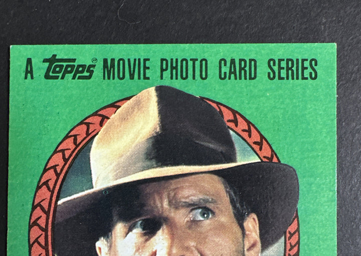 1981 TOPPS RAIDERS OF THE LOST ARK CARD HARRISON FORD #1 Mint Indiana Jones