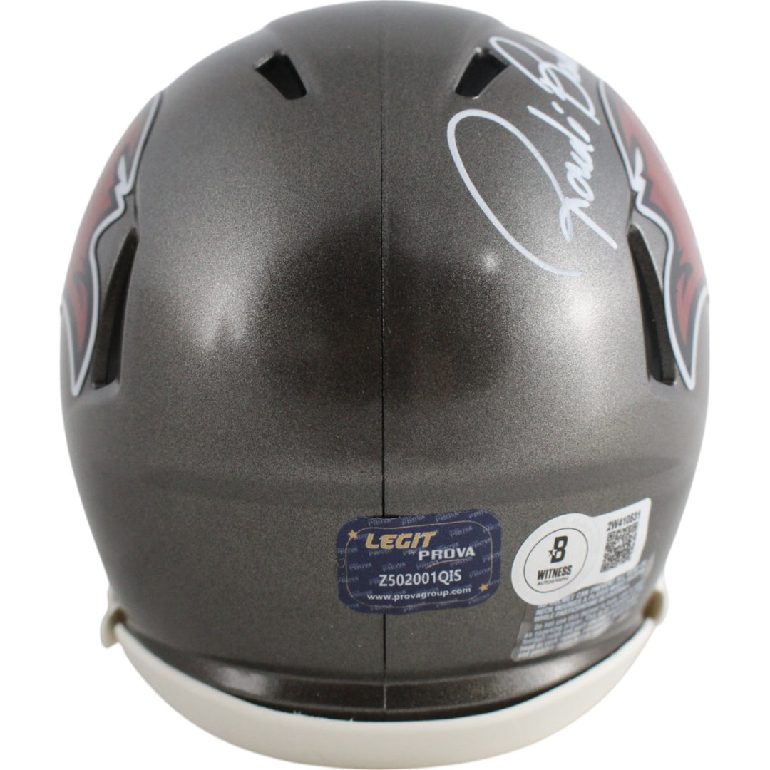 Ronde Barber Autographed Tampa Bay Buccaneers TB 97-13 Mini Helmet Beckett 49229