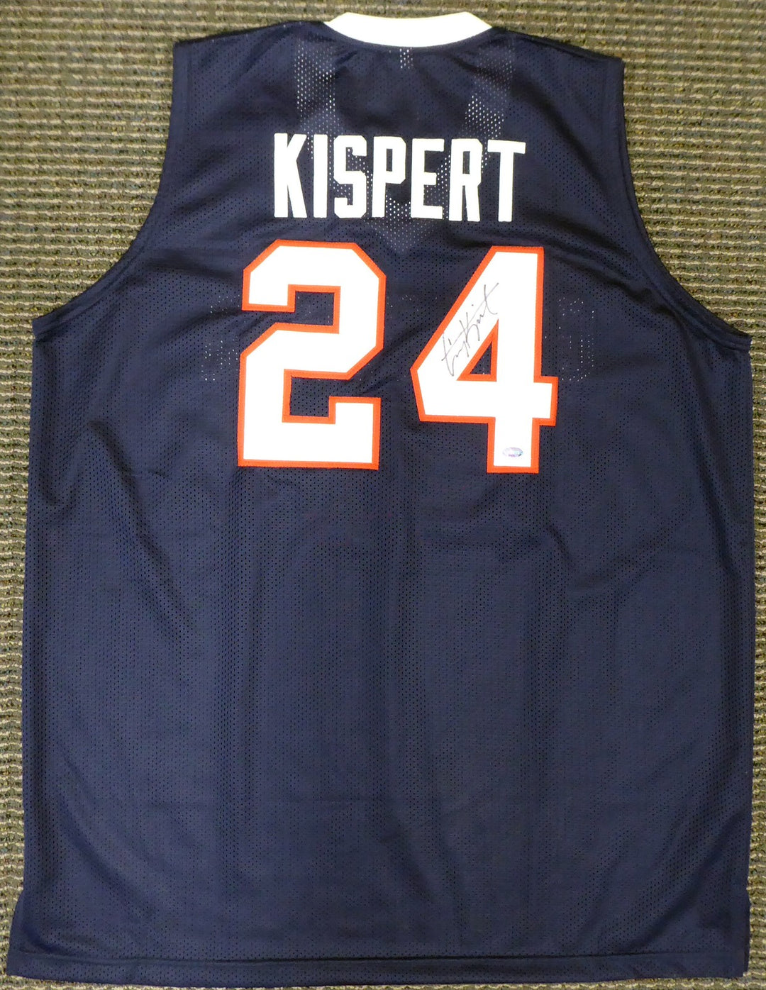 Gonzaga Bulldogs Corey Kispert Autographed Signed Blue Jersey MCS Holo
