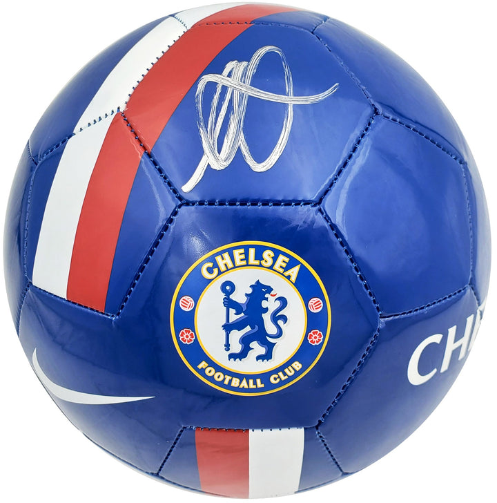 Mason Mount Autographed Signed Blue Nike Soccer Ball Chelsea F.C. Beckett