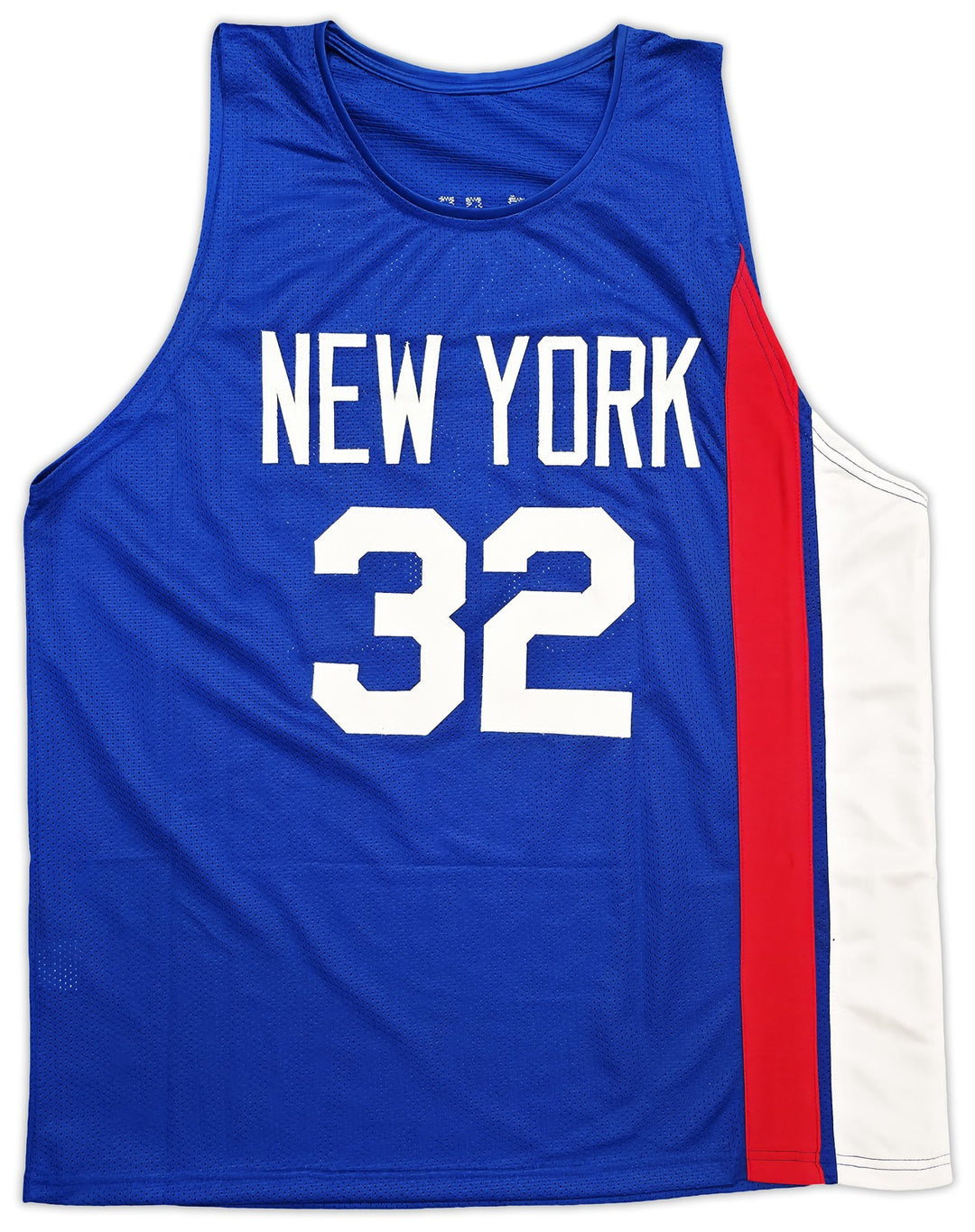 New York Nets Julius "Dr. J" Erving Signed Blue Jersey Beckett Wit