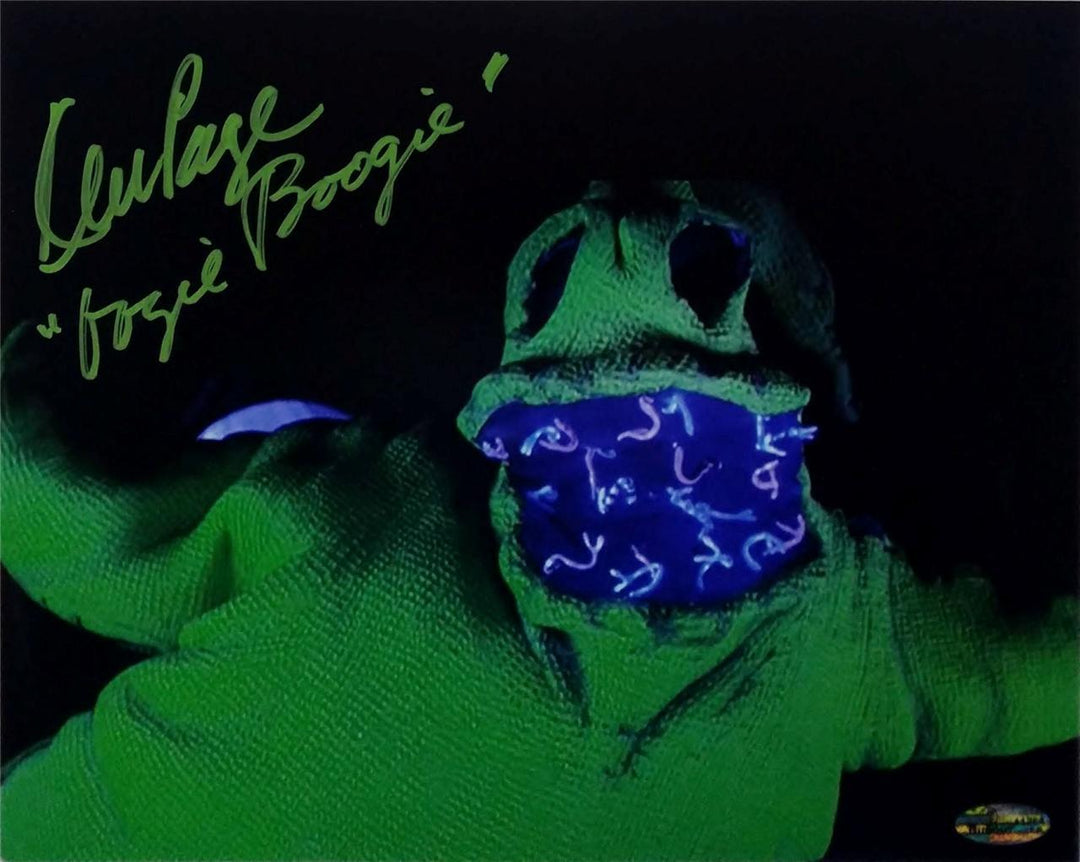 Ken Page "Oogie Boogie" signed Nightmare Before Christmas 8x10 Photo OC COA Holo