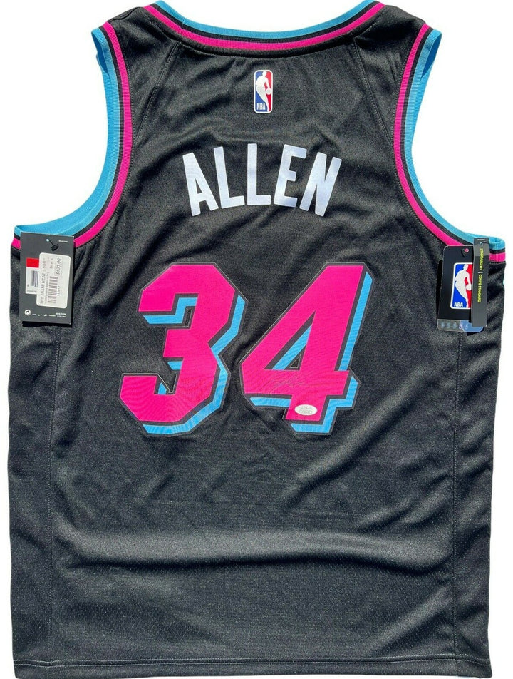 RAY ALLEN SIGNED MIAMI HEAT VICE CITY AUTHENTIC BASKETBALL JERSEY NIGHTS JSA