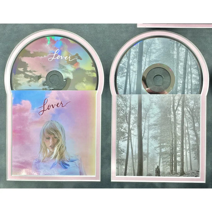 Taylor Swift CD Albums Framed Collage Autographed JSA Signed Tortured Poets 2