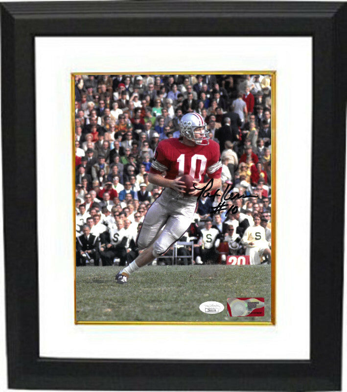 Rex Kern signed Ohio State Buckeyes NCAA 8X10 Photo Custom Framed #10- JSA