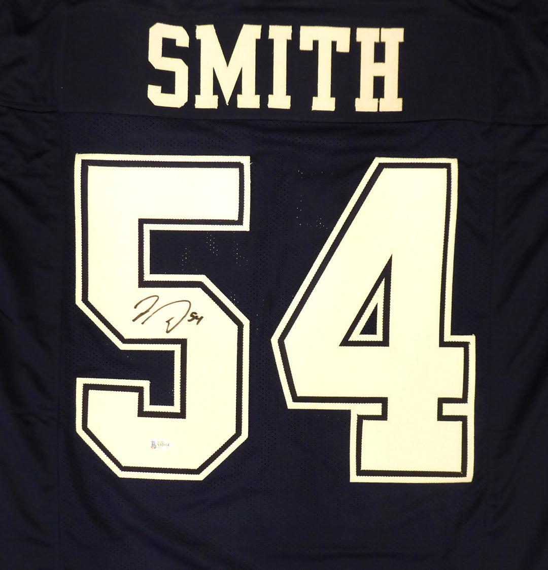 Dallas Cowboys Jaylon Smith Autographed Signed Blue Jersey Beckett BAS