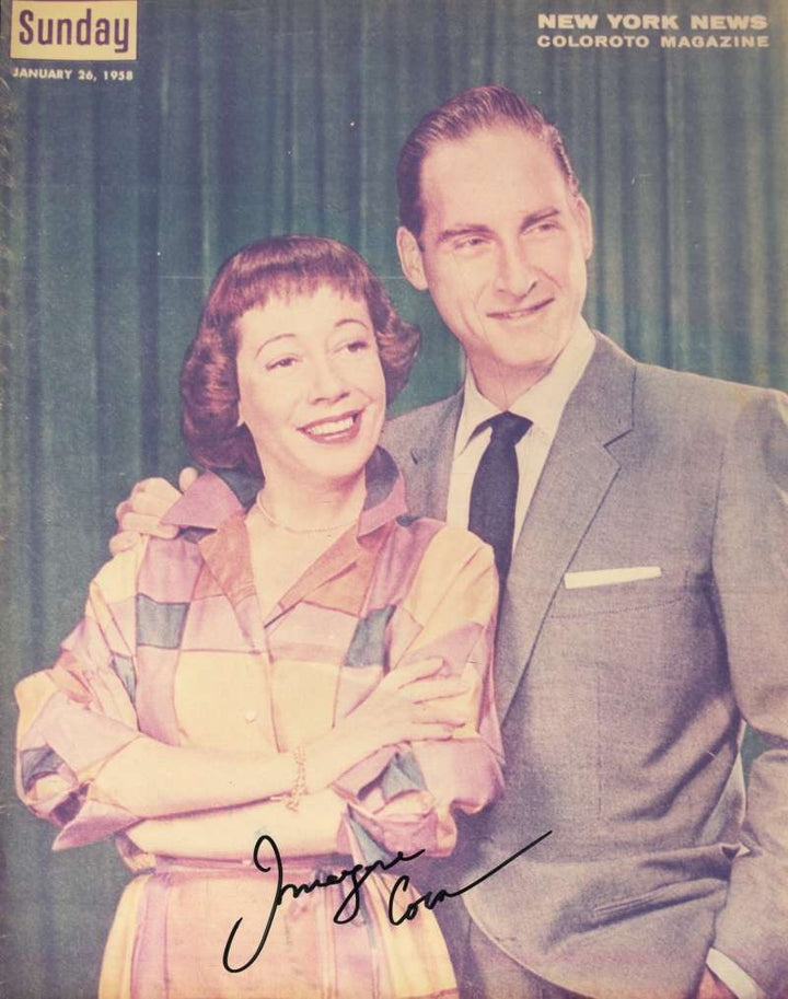 Imogene Coca Vacation Psa/dna Coa Signed 8x10 Photo Authenticated Autogr