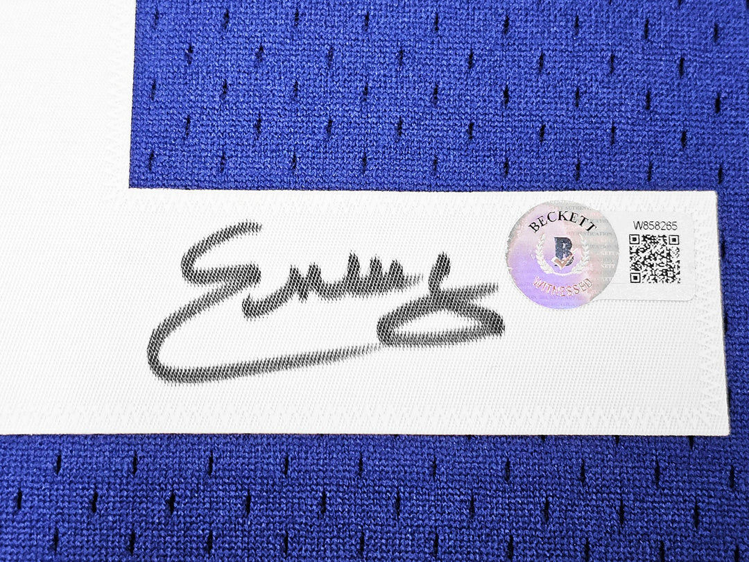 ABA Nets Julius Dr J Erving Auto Blue Mitchell Ness 73 Swingman Jersey 2X BAS
