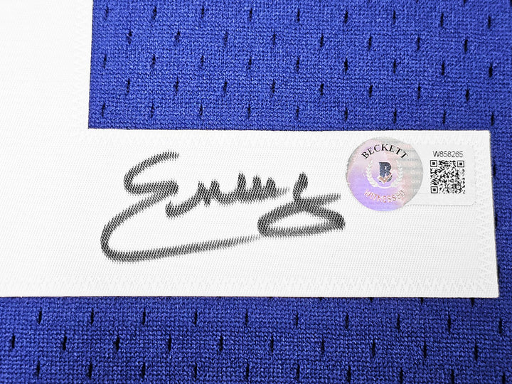ABA Nets Julius Dr J Erving Auto Blue Mitchell Ness 73 Swingman Jersey 2X BAS
