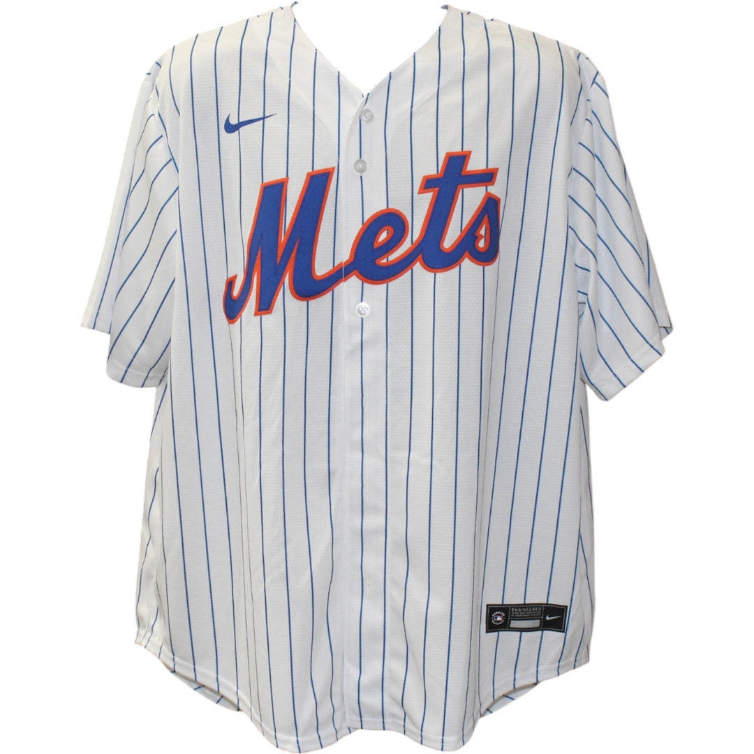 Dwight Gooden Autographed New York Mets White Nike Rep Jersey XL Beckett 50325