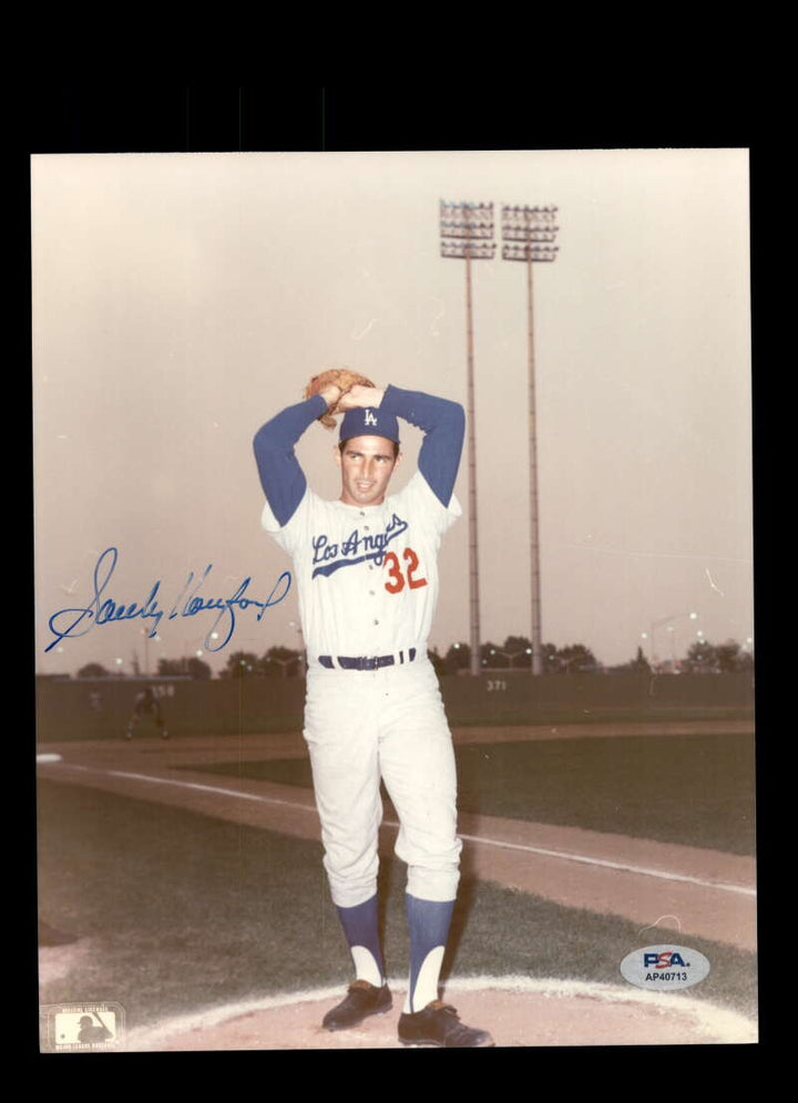 Sandy Koufax PSA DNA Autographed 8x10 Photo Signed Dodgers