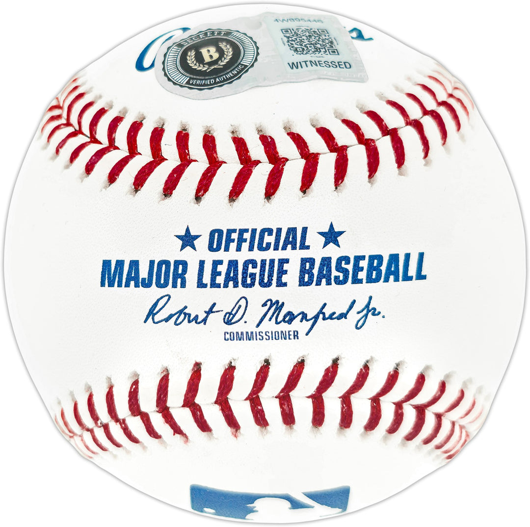 Mark McGwire & Sammy Sosa Signed Official MLB Baseball "98 HR Chase" Beckett Wit
