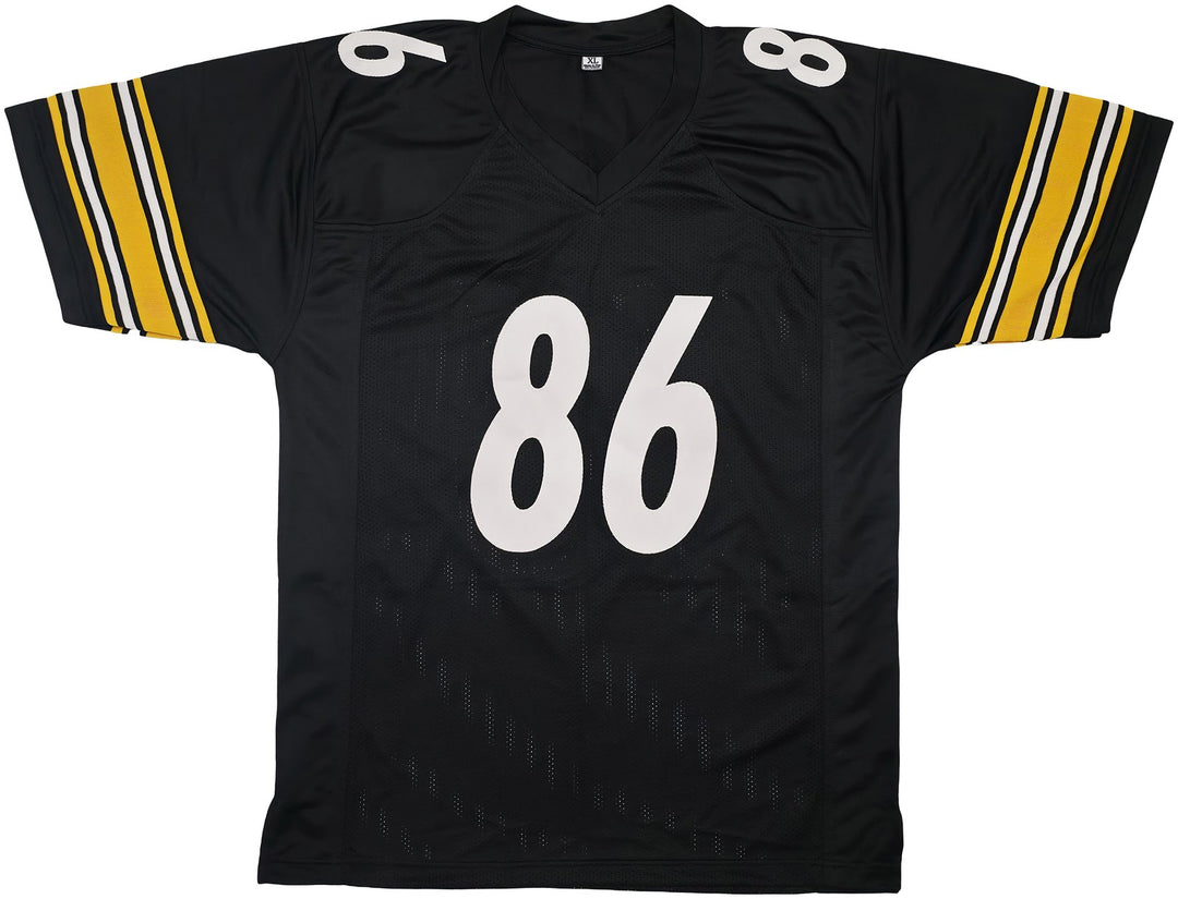 Pittsburgh Steelers Hines Ward Signed Black Jersey Beckett Witness