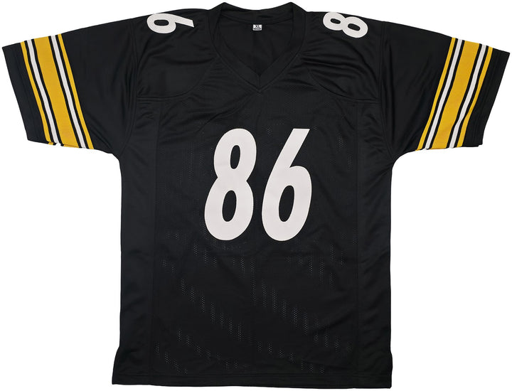 Pittsburgh Steelers Hines Ward Signed Black Jersey Beckett Witness