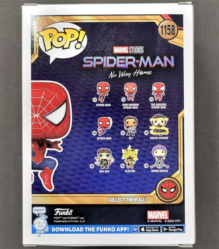 Tobey Maguire signed Spider-Man No Way Home Funko Pop 1158 autograph Beckett BAS