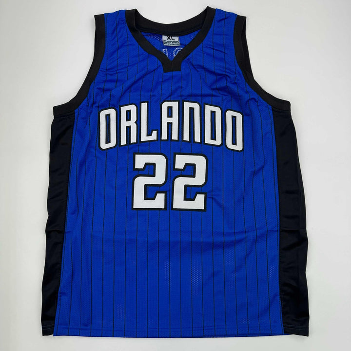 Autographed/Signed Franz Wagner Orlando Blue Jersey Beckett BAS COA