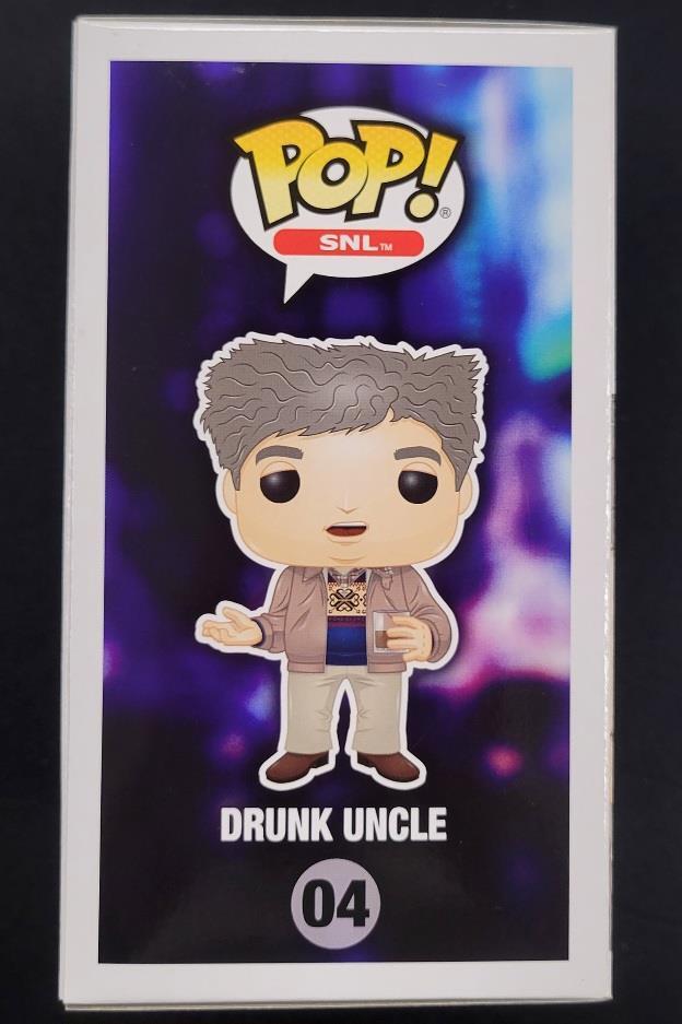 Bobby Moynihan signed SNL Drunk Uncle Funko Pop! autograph ~ Beckett BAS Holo