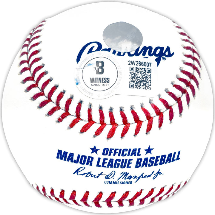 Ichiro Suzuki Signed Official MLB Baseball Mariners IS Holo & Beckett Witness